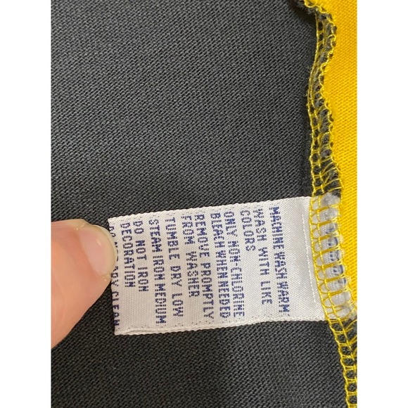 Polo Sport Ralph Lauren RL-67 Track Jacket Mens XL Black Yellow Vintage 90s Zip - Picture 6 of 11